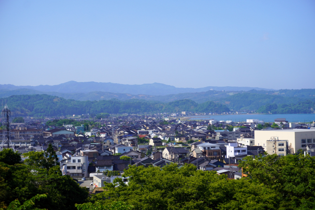 氷見市の街並み